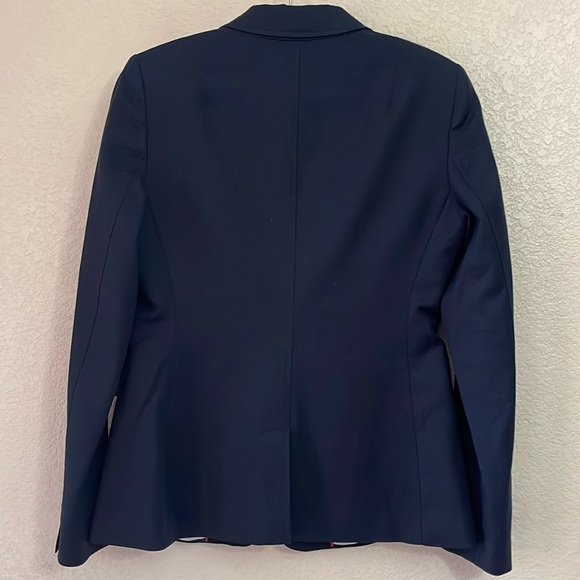 Banana Republic Navy Blue Suit Jacket Blazer 2 Button Cotton/Lyocell/Stretch • 8 - Picture 11 of 11